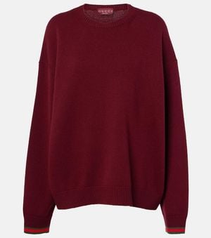 Gucci Wool And Cashmere Sweater - Red