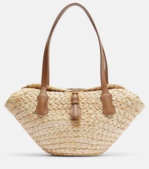 Dolce & Gabbana Capri Small Raffia Basket Bag - Natural
