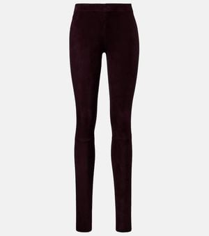 Stouls Legging Carolyn En Daim - Violet