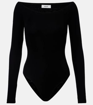 Agolde Maren Off-Shoulder Bodysuit - Black