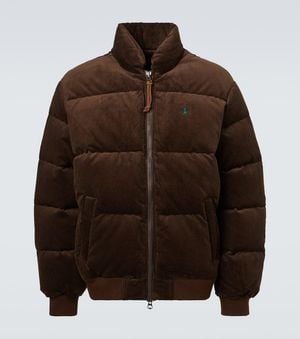 Polo Ralph Lauren Cotton Corduroy Down Jacket - Brown
