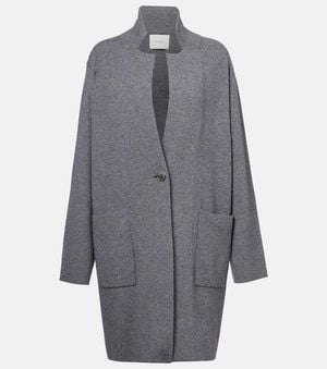 Lisa Yang Manteau Anni En Cachemire - Gris