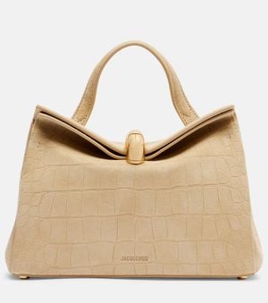 Jacquemus Bolso Al Hombro Valerie Small De Ante - Neutro