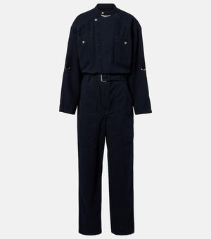 Isabel Marant Jumpsuit Nessime Aus Baumwolle Und Leinen - Blau