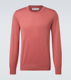 Brunello Cucinelli Pullover Aus Baumwolle - Pink