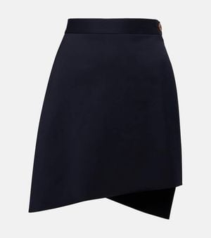 Vivienne Westwood Minirock Infinity Aus Schurwolle - Blau