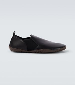 Lemaire Slip-Ons Vibram Aus Leder - Schwarz
