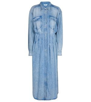 Isabel Marant Isabel Marant, Etoile Tomie Denim Maxi Dress - Blue