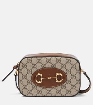 Gucci Horsebit 1955 Canvas Cross-body Bag - Brown