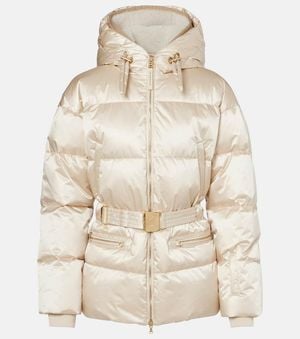 Bogner Lyra Belted Down Ski Jacket - Natural