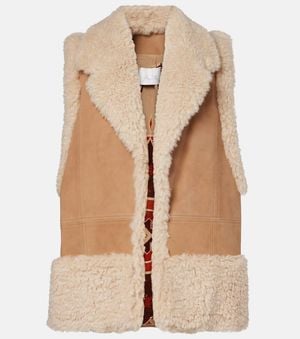 Johanna Ortiz Suede Vest - Natural