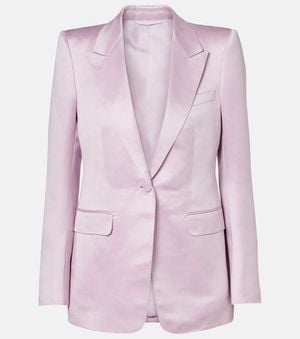 Tom Ford Cotton And Silk Satin Blazer - Pink