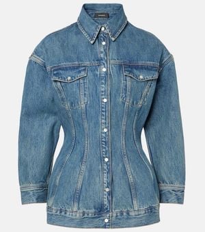 Wardrobe NYC Denim Jacket - Blue