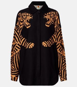 FARM Rio Tiger Shirt - Black