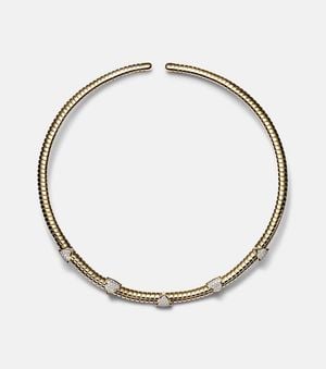 Marina B Halskette Trisolina Aus 18Kt Gelbgold Mit Diamanten - Mettallic