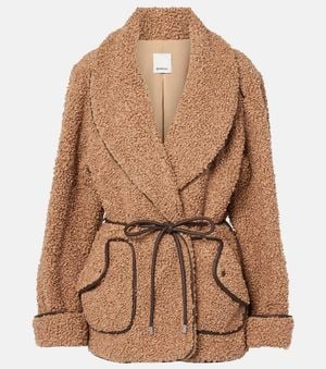 Jonathan Simkhai Kimia Faux Fur Jacket - Brown