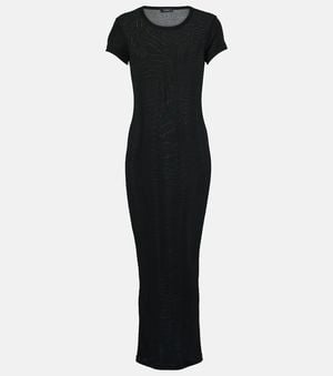 Wardrobe NYC Cotton Maxi Dress - Black