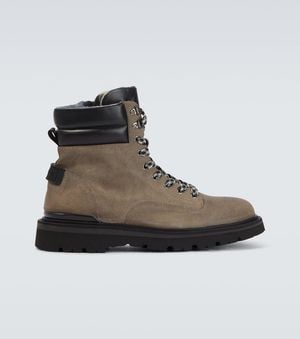 Bogner Schnuerstiefel Soul Aus Veloursleder Mit Leder - Braun