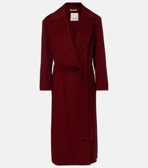 Max Mara Luna Virgin Wool Coat - Red