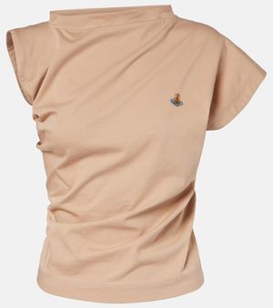 Vivienne Westwood Hebo Asymmetric Cotton Top - Natural