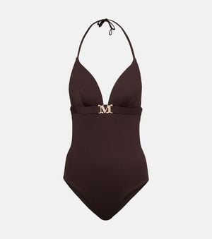 Max Mara Verzierter Badeanzug Cecilia - Braun