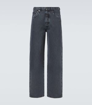 Prada High-Rise Wide-Leg Jeans - Blau