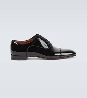Christian Louboutin Zapatos Oxford Greggo De Charol - Negro