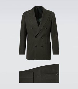 Thom Sweeney Linen Suit - Black