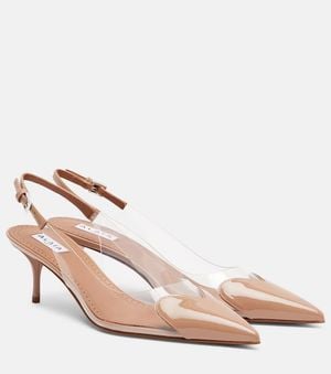 Alaïa Le Cour 55 Patent Leather Slingback Pumps - Pink