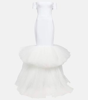 Rasario Bridal Olivia Off-Shoulder Gown - White