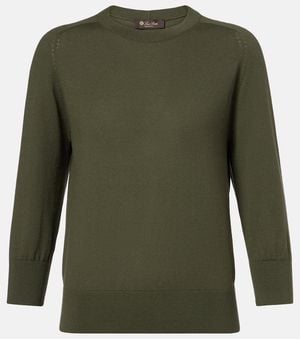 Loro Piana Piuma Cashmere Sweater - Green