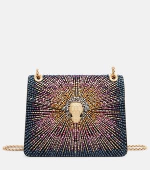 BVLGARI Serpenti Forever Small Suede Shoulder Bag - Multicolour