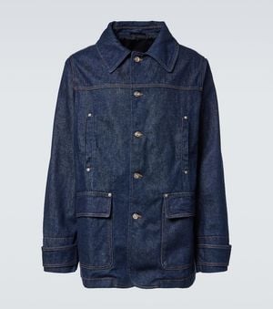 Wales Bonner Shadow Denim Jacket - Blue