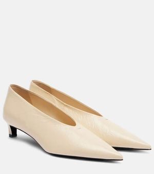Jil Sander Leather Pumps - Natural