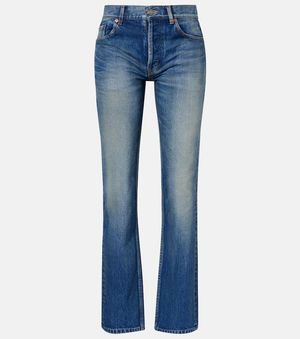 Saint Laurent Straight Jeans - Blau