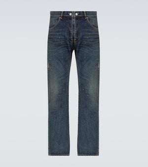 Undercover Painter Straight Jeans - Blue