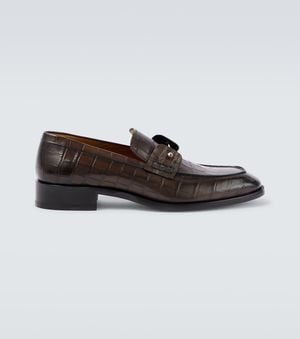 Christian Louboutin Loafers Chambelimoc Aus Leder - Braun