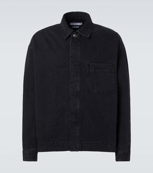 Jacquemus De-Nimes Denim Shirt - Black