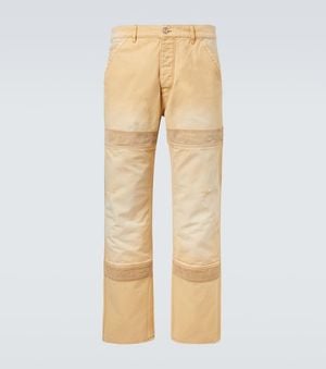 Wales Bonner Sierra Cotton Canvas Straight Pants - Natural