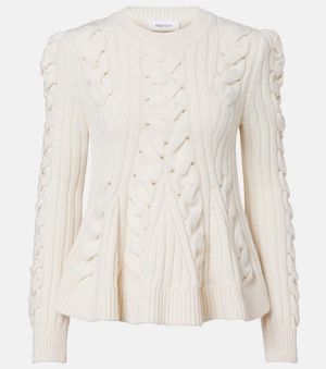 McQueen Pullover Aus Wolle Und Kaschmir - Natur