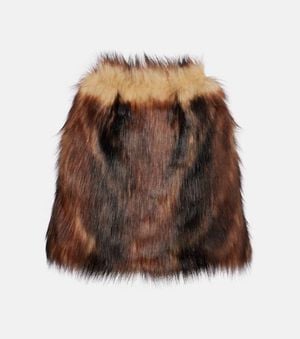 Simone Rocha Miniskirt - Brown