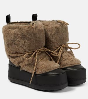 Max Mara Schneestiefel - Natur