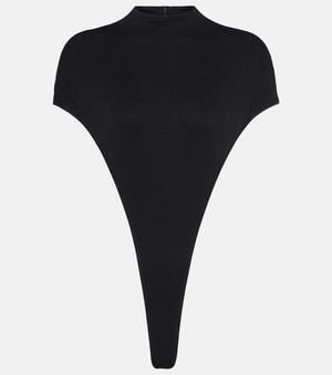LAQUAN SMITH Body Aus Jersey - Schwarz