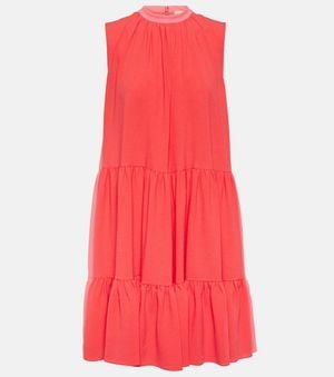 ROKSANDA Tiered Jersey Minidress