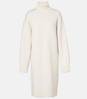 TOTEME Wool And Cashmere-Blend Sweater Dress - Natural
