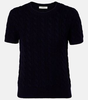 Vince Wool And Cashmere-Blend Sweater - Black