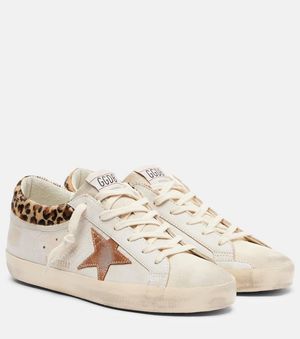 Golden Goose Sneakers Super-Star Aus Veloursleder - Weiß