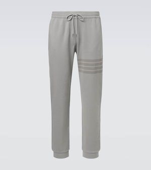 Thom Browne 4-Bar Cotton Sweatpants - Grey