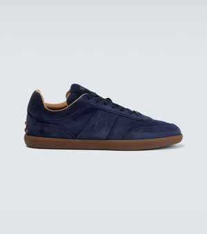 Tod's Sneakers Tabs Aus Veloursleder - Blau