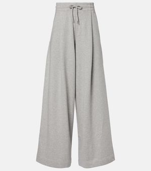 Dries Van Noten Cotton Jersey Sweatpants - Gray